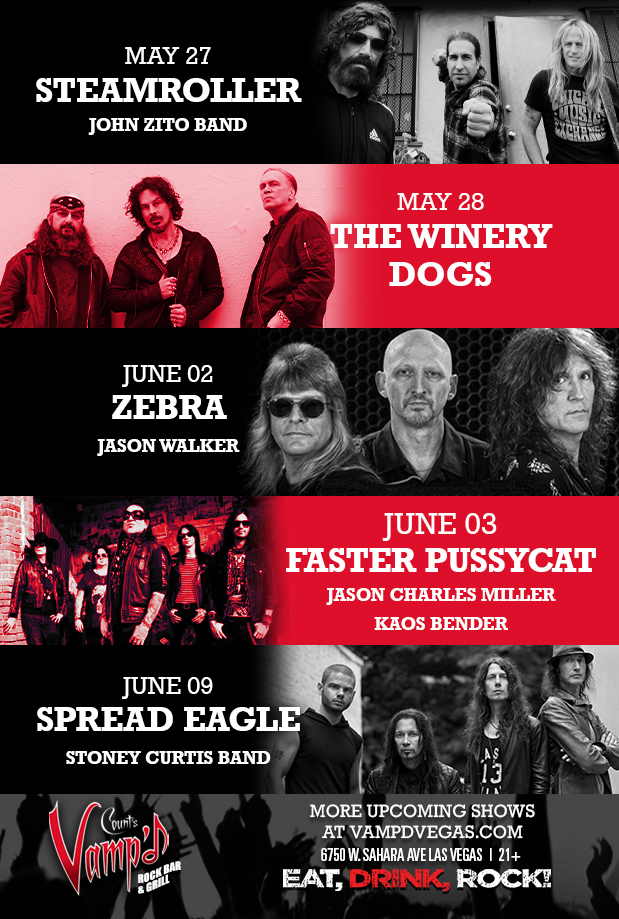 Save the dates for these smokin' 🔥shows ! For more upcoming shows visit vampdvegas.com #countsvampd #lasvegas #eatdrinkrock