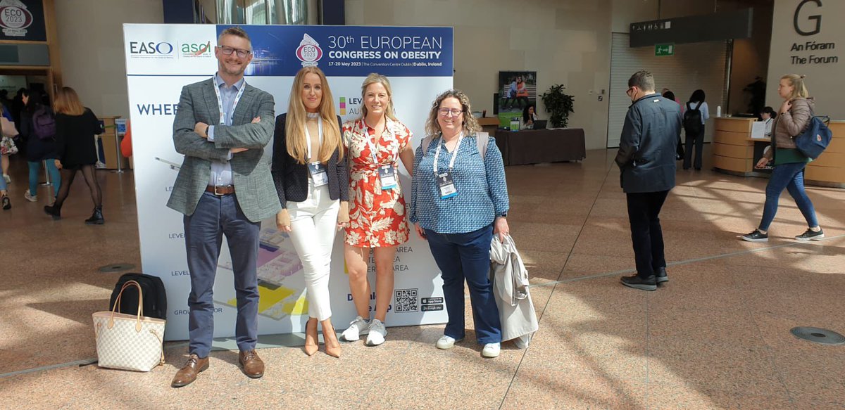 catlynch1990's tweet photo. What a fantastic day at #ECO2023 today catching up with such fantastic colleagues in the Obesity society and making new connections ♥️ @ASOIreland @EASOobesity @galway_obesity @ICPObesity https://t.co/1JjI2x3ZP3