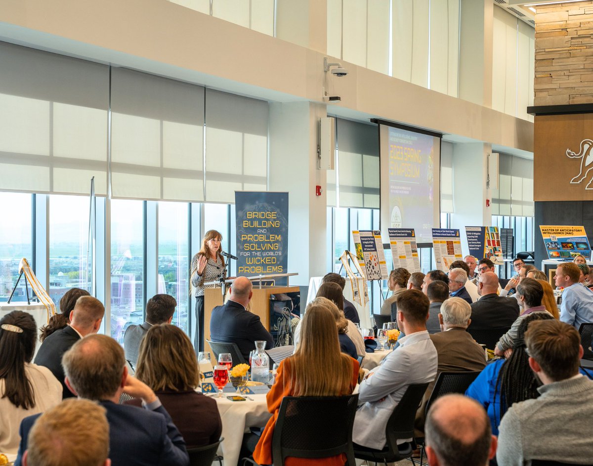CAI closed out another wonderful academic year with the Second Annual I3SC Spring Symposium, showcasing student research and projects across the Anticipatory Intelligence program. 2023 graduates – we're celebrating you and cheering you on to your next adventures! 🥳🎓