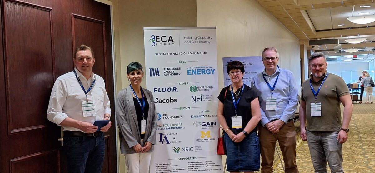 Representatives of GMF at the <a href="/EnergyCAorg/">ECA</a> forum on building capacity and opportunity starts with a meeting of the global partnership with 🇺🇸 &amp; 🇨🇦 #nuclear <a href="/Gerbvine/">Gerben Dijksterhuis</a> <a href="/nuleaforguk/">Nuleaf</a> <a href="/YvesDEer/">Yves D'Eer</a>  <a href="/PhilipM33805167/">Philip Matthews</a>