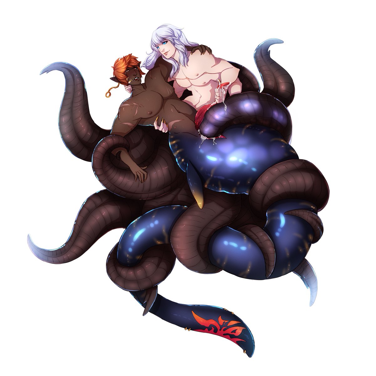 tcfact0ry's tweet photo. 🔞I decided to do a very spicy mermay this year

Erich might be a little upset about the 'deception' around Themis' identity, but Themis knows exactly how to make him forgive him. It's an added bonus that stuffing him full is bound to keep him out of trouble for a while. https://t.co/8aQIexnUNX