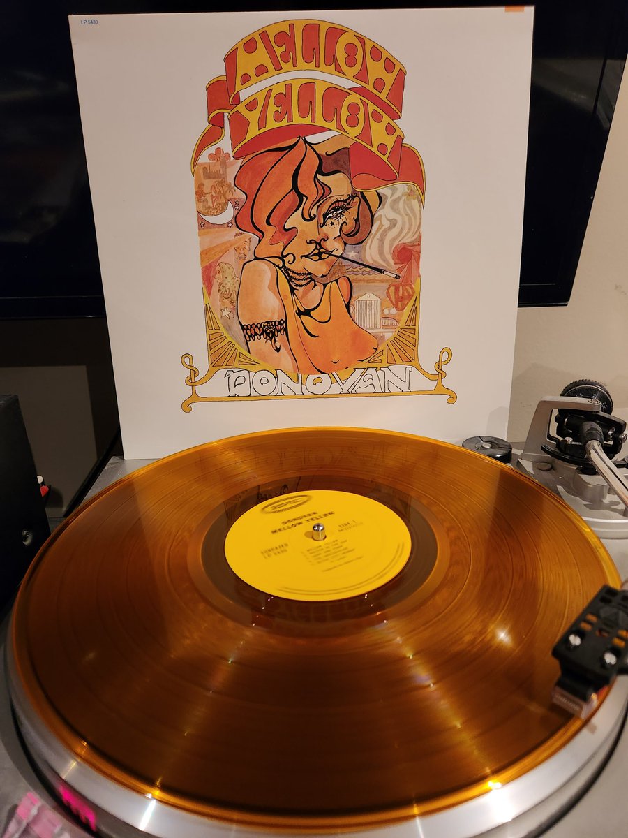 SpinVinyl1's tweet photo. Now spinning a couple of my favorite Donovan albums. He is UK folk psych at its finest! The River Song is so beautiful and calming.
#Donovan #MellowYellow #HurdyGurdyMan #GetThyBearings #vinylrecords https://t.co/B90HJxti2n