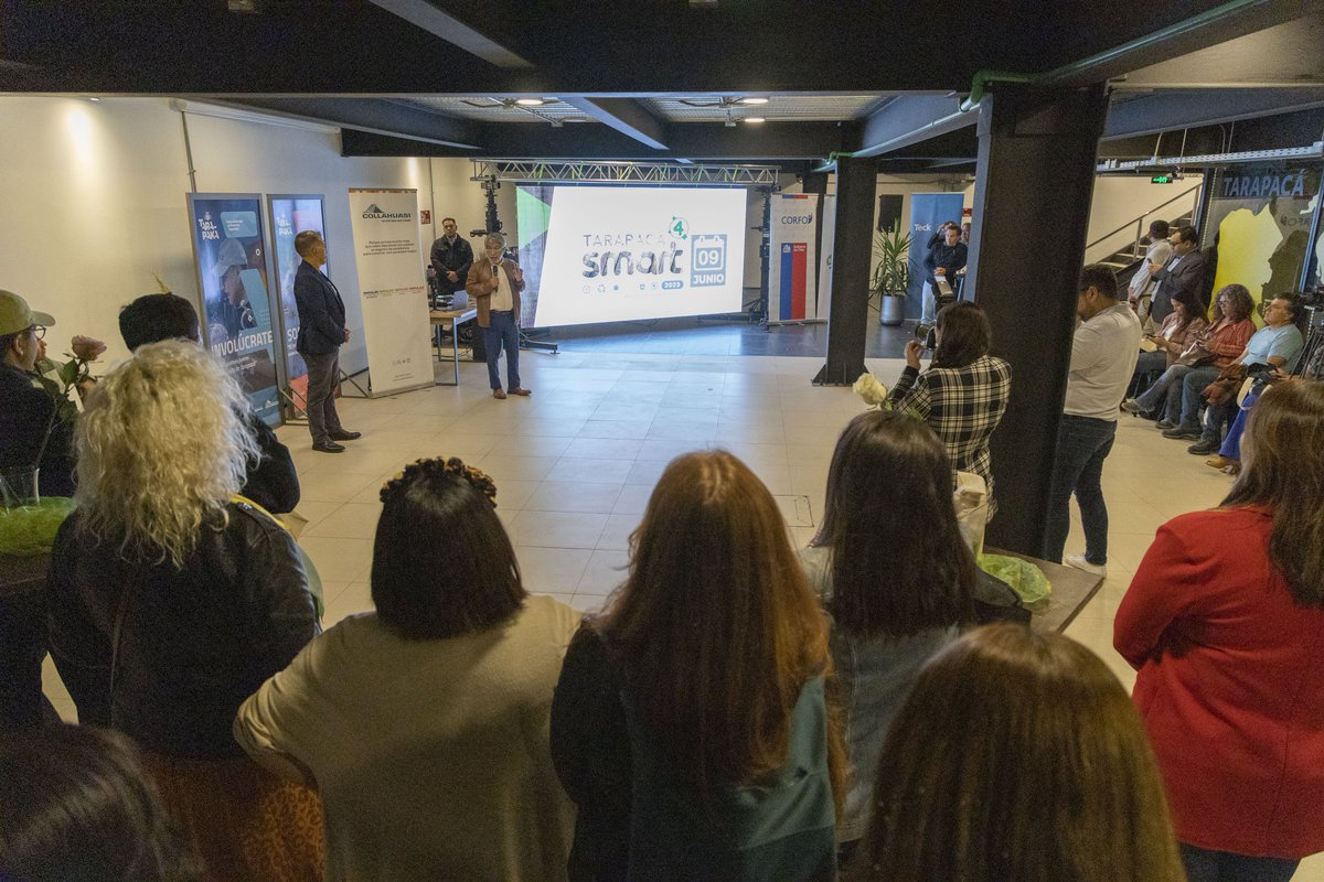 TarapacaSmart's tweet photo. 🌱✊🏻 En compañía de importantes actores del ecosistema local, autoridades, representantes de la gran industria e invitados, hicimos el lanzamiento del #TS4 que se realizará en el @PuertodeIquique el próximo 9 de Junio. Pronto más info https://t.co/K18nwBYVSb #Iquique https://t.co/6byZ2MM8sc