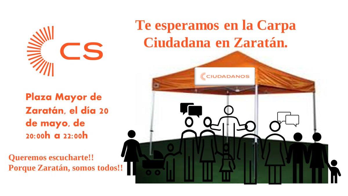 Te esperamos en nuestra Carpa...queremos escucharte!