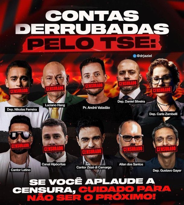 O BRASIL, por culpa dos Senadores e deputados covardes esta galera de corruptos esquerdistas fazem o que querem no Governo. Malditos sejam estes políticos de merda. Exceção de alguns idôneos!