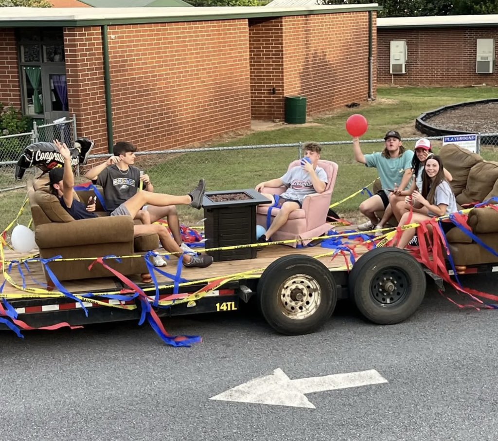 The Senior Car Parade is still on at 7:00 PM today (Wednesday)!  Seniors should meet at 6:30 in the parking lot to line up.