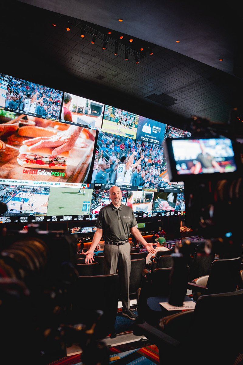 mitmikeaponte's tweet photo. Interview with Nick Bogdanovich - Sportsbook Manager at @CircaLasVegas and one of the most iconic Vegas bookmakers. He has run multiple sports books during his career, including William Hill, Golden Nugget and Binion's. 🎰🎬
#advantageplay #vegas #mit #cardcounter #blackjack https://t.co/VZ3SbwEsMG