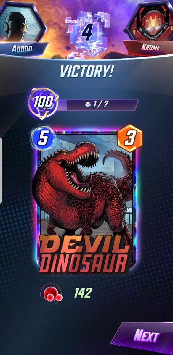 Took some time this month but went finally Infinite with Thanos Lockjaw and <a href="/LambySeriesGG/">Wesley Seek</a> 's guide for it💪🏻 #MarvelSnap is rocking it with the frequent changes, just give me more tokens to explore the full beauty of this game🚀🚀🚀🚀🚀