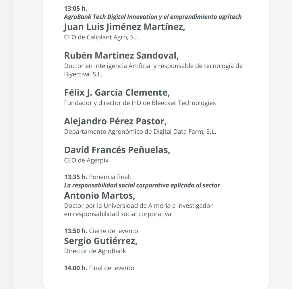 El 23 de Mayo realizamos la II Jornada <a href="/AgroBank_CABK/">AgroBank</a> de Murcia donde abordaremos soluciones concretos a algunos de los principales retos del #SectorAgroalimentario. Tras el evento habrá un catering para los asistentes. Os dejo el enlace para inscribiros caixabank.es/apl/talks/insc…