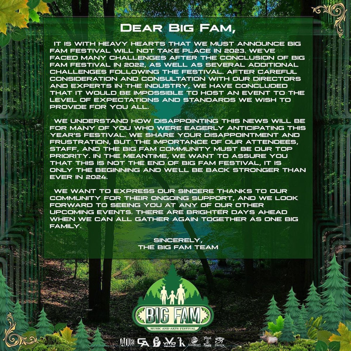Big Fam Music & Arts Festival tweet media