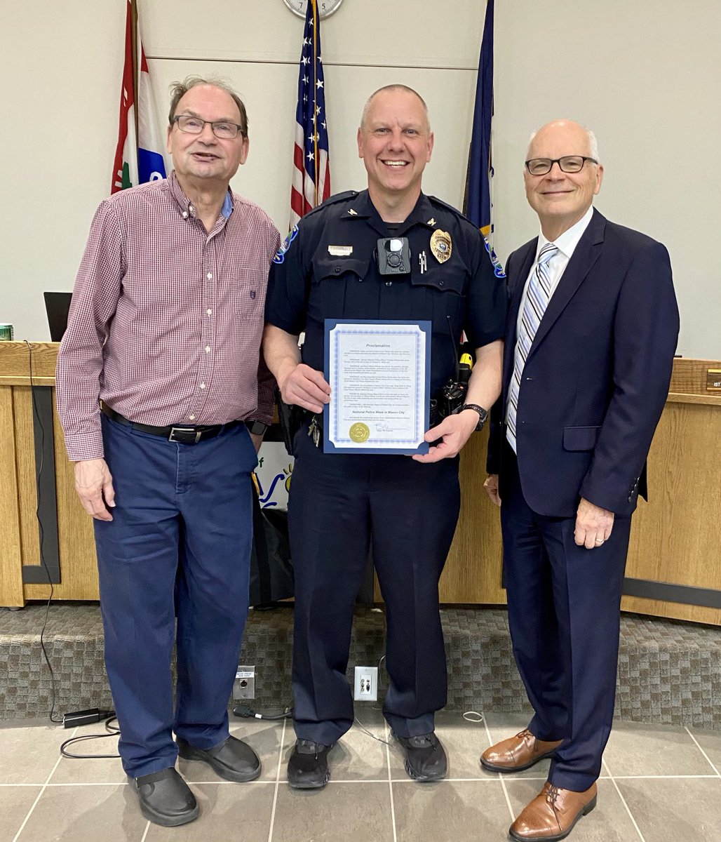 It’s National Police Week. THANK YOU GREAT ⁦<a href="/MasonCityPD/">Mason City Police</a>⁩ City Police Department!