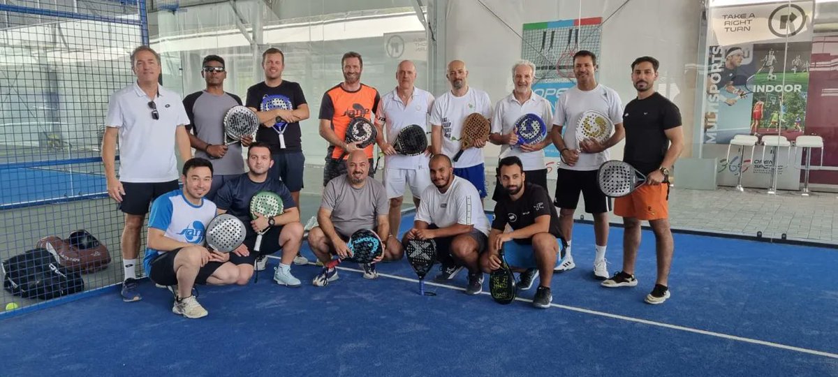 PCR Chairman, Leo Alonso, hosted a sold out PCR certification workshop for 13 padel coaches in Duabi! PCR lead clinician and author of PCR’s Coach education, Martin Echegaray, conducted the workshop as well as a padel drills workshop. Thanks Leo, Martin, and PCR coaches! 💪