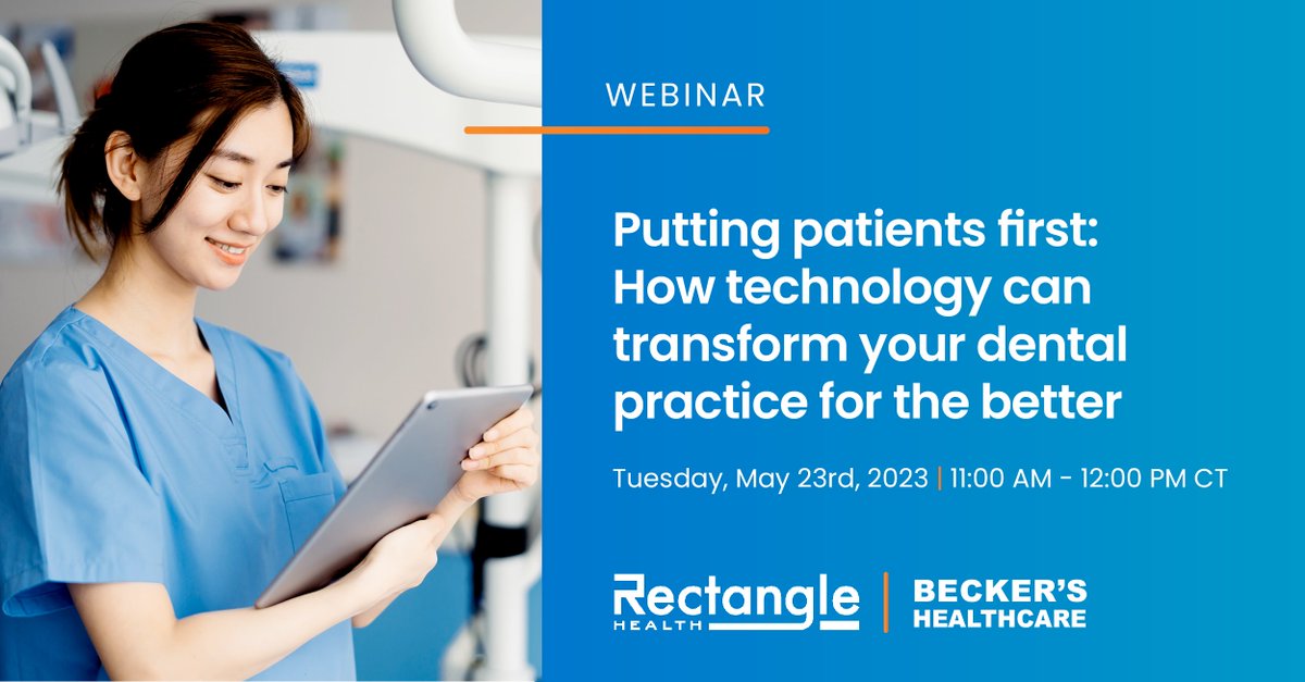 On May 23, 2023, James Swan, MBA, Sr. Director of Enterprise Solutions at Rectangle Health, will join host @BeckersHR  and a panel of executives to share how the latest technologies allow patients to: