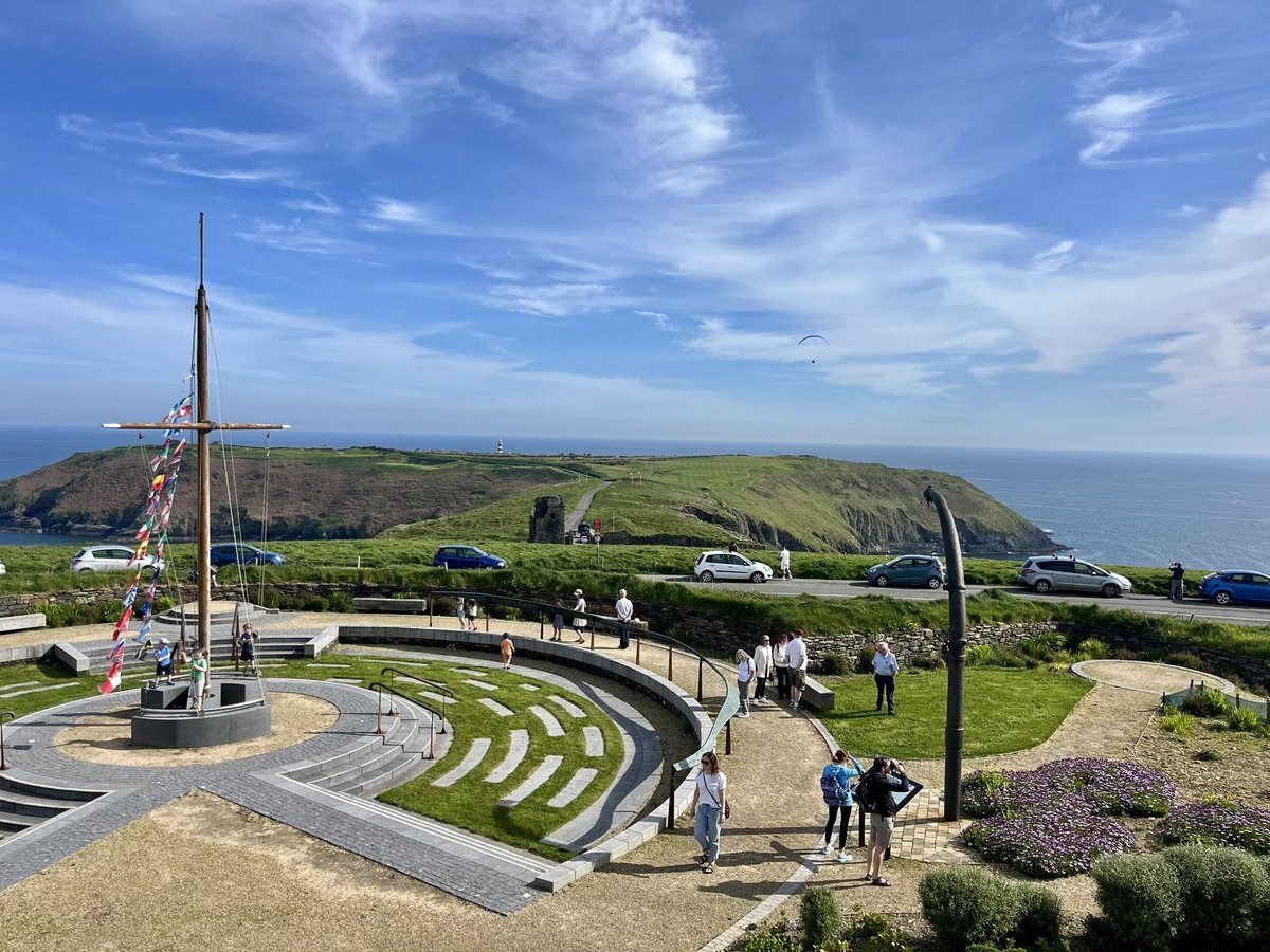 The Lusitania Museum at the Old Head of Kinsale looking like a painting 🖼️ 

Can you spot the paraglider in the distance? 👀🪂

We are open every day from 10am to 5pm 🕔 

#OldHeadofKinsale #Kinsale #WildAtlanticWay #DiscoverIreland #FillYourHeartWithIreland @WAWHour