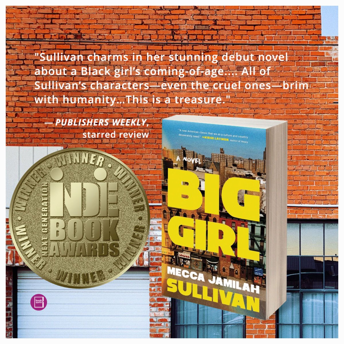 Mecca Jamilah Sullivan (@mecca_jamilah) on Twitter photo So thrilled to share that BIG GIRL is winner of the 2023 Next Generation Indie Book Award for First Novel! Congrats to all the winners + finalists, and big gratitude to <a href="/ginabiaquinta/">Gina Iaquinta</a> <a href="/wwnorton/">W. W. Norton & Company</a> <a href="/LiverightPub/">Liveright Books</a> <a href="/AevitasCreative/">Aevitas Creative</a> . Grateful to see this story move through the world 💙 So thrilled to share that BIG GIRL is winner of the 2023 Next Generation Indie Book Award for First Novel! Congrats to all the winners + finalists, and big gratitude to <a href="/ginabiaquinta/">Gina Iaquinta</a> <a href="/wwnorton/">W. W. Norton & Company</a> <a href="/LiverightPub/">Liveright Books</a> <a href="/AevitasCreative/">Aevitas Creative</a> . Grateful to see this story move through the world 💙