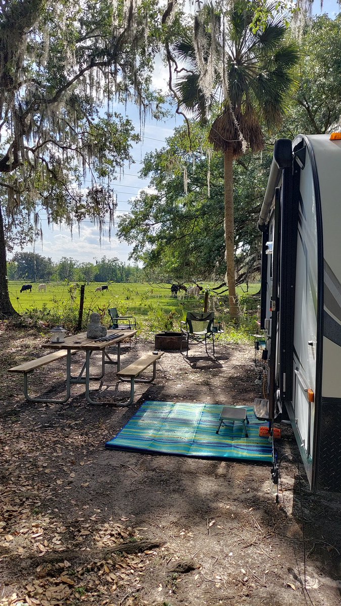 eatsleeprvrpt's tweet photo. Oh @ThousandTrails #ThreeFlags how we love you so!
#rvlife #fulltimerv #thousandtrails #threeflags #wildwoodfl #cowpasture https://t.co/GGAUUhE763