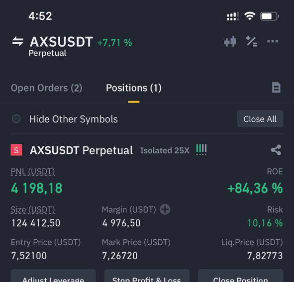 AXS/+ 84.36% Profit Achieved For VIP Members . For VIP inquiry You Can Ask <a href="/CrptoVIPSignal/">Crypto VIP Signal™</a>