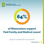 Photo by Minnesotans for Paid Family & Medical Leave (@mn4pfl)