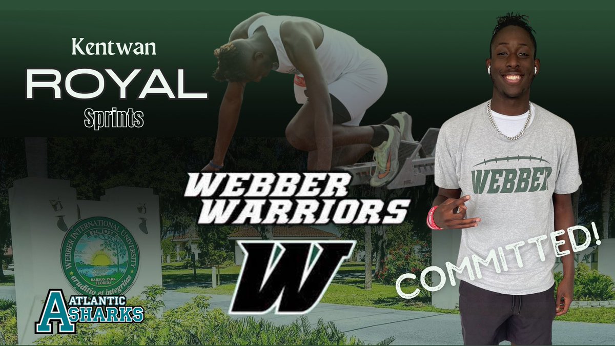 Atlantic Sharks Track & Fieldā¢XC (@sharkstrack_xc) on Twitter photo Congrats to <a href="/freebandzzz_kk/">Kentwan Royal</a> on your commitment to Webber International University š¦š„ <a href="/Blu_flight/">PapaBearš»</a> <a href="/atlantic_sharks/">Reedā¢Canal_Football</a> <a href="/AHSSharksSports/">Atlantic HS Sharks Athletics</a> <a href="/SharksAHS/">Atlantic High School</a> Congrats to <a href="/freebandzzz_kk/">Kentwan Royal</a> on your commitment to Webber International University š¦š„ <a href="/Blu_flight/">PapaBearš»</a> <a href="/atlantic_sharks/">Reedā¢Canal_Football</a> <a href="/AHSSharksSports/">Atlantic HS Sharks Athletics</a> <a href="/SharksAHS/">Atlantic High School</a>