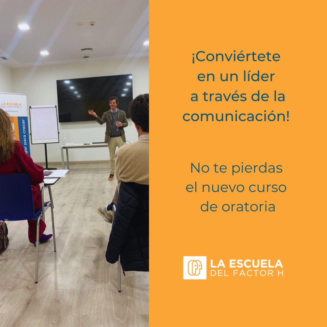 ElFactorH_'s tweet photo. ¡Potencia tu liderazgo a través de la comunicación! 🌟🎤 Lanzamos una nueva edición de nuestro popular curso de oratoria. 
Envíanos un mensaje para obtener más información y asegurar tu lugar. ¡Las plazas son limitadas! 📩 
#ElFactorH #EscuelaElFactorH https://t.co/09lVXcSD8u