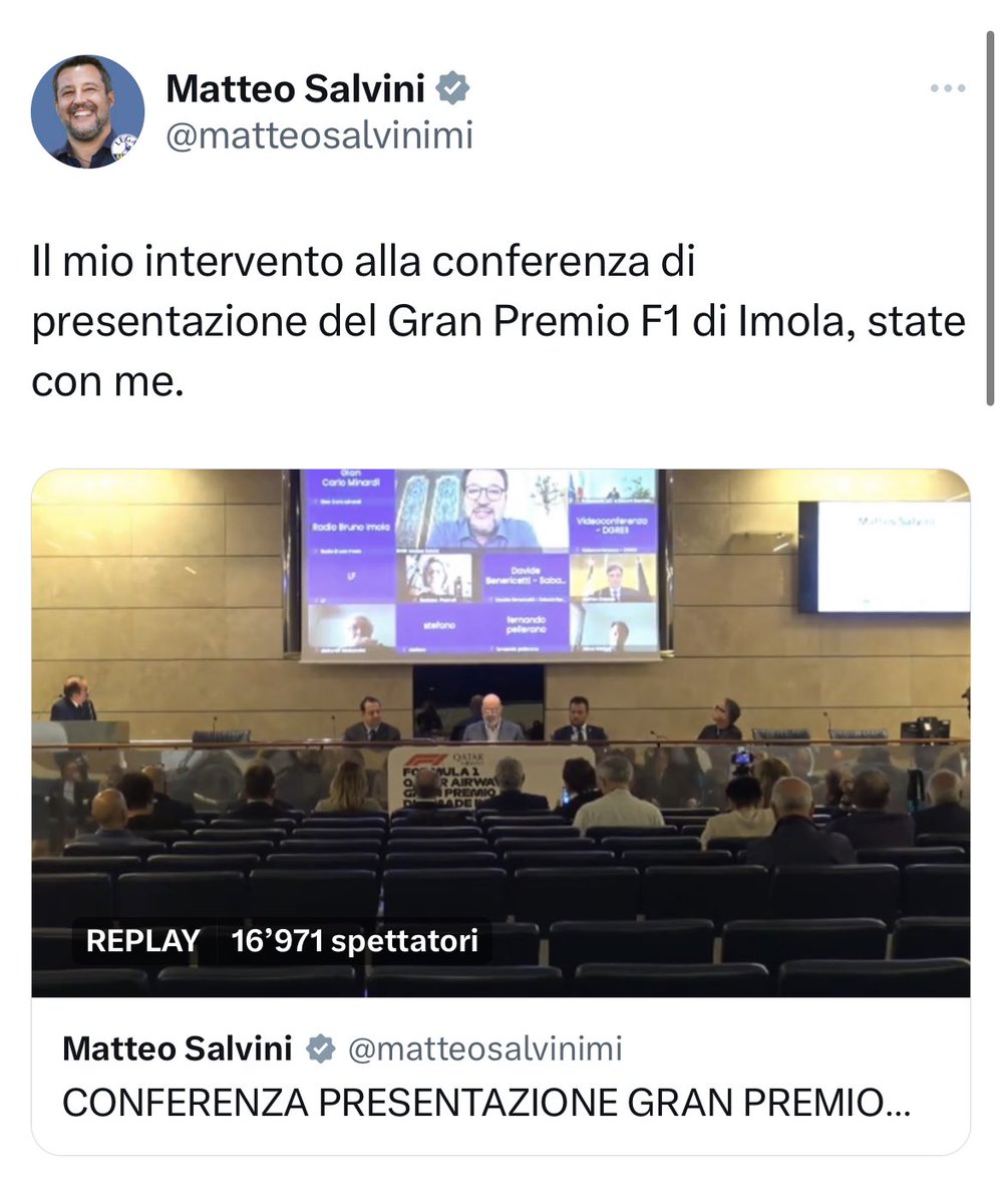 Stronza's tweet image. Annullato.
Ça va sans dire
#SalviniPortaSfiga