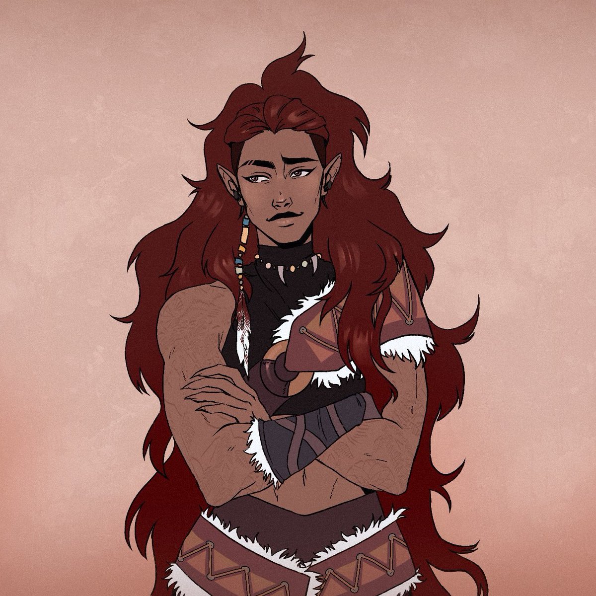 AkusArt's tweet photo. My barbarian lady Quinn :] She's 7 feet tall hehe

#DnD #DnDcharacter #OC https://t.co/vl4jwFyIIt