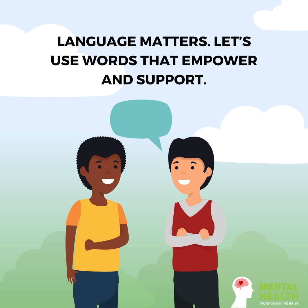 988Lifeline's tweet photo. It can be hard to talk about #mentalhealth. Get tips on starting the conversation with your friends, loved ones and your community: https://t.co/8jyaoyOio3. #WordsMatter #Together4MH #MentalHealthMonth https://t.co/BAvXaqHI1r