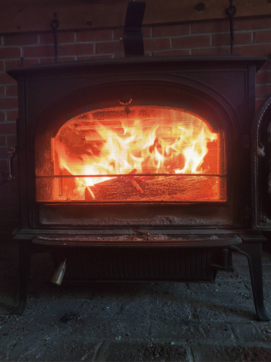 A4. Our great room addition with the woodstove. I'm next to that thing 3 out of 4 seasons. Summertime? #poolside #BldgREChat