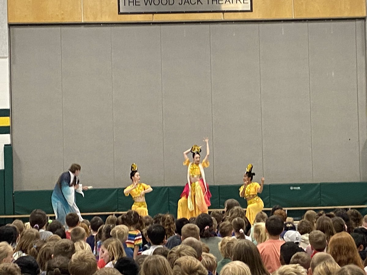 We were honoured at @newcastle_ps to have <a href="/LPGCol/">Little Pear Garden Dance Company</a> come perform for us today!