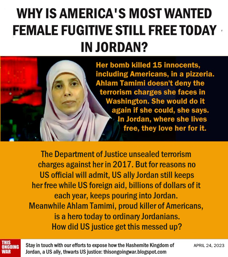 In trashing its 1995 extradition treaty with the US since March 14, 2017 when US charges against #AhlamTamimi were unsealed after years of secrecy, Jordan relies on a single fig leaf: a local court ruling. Today it's plain the court doesn't decide. This should change everything.