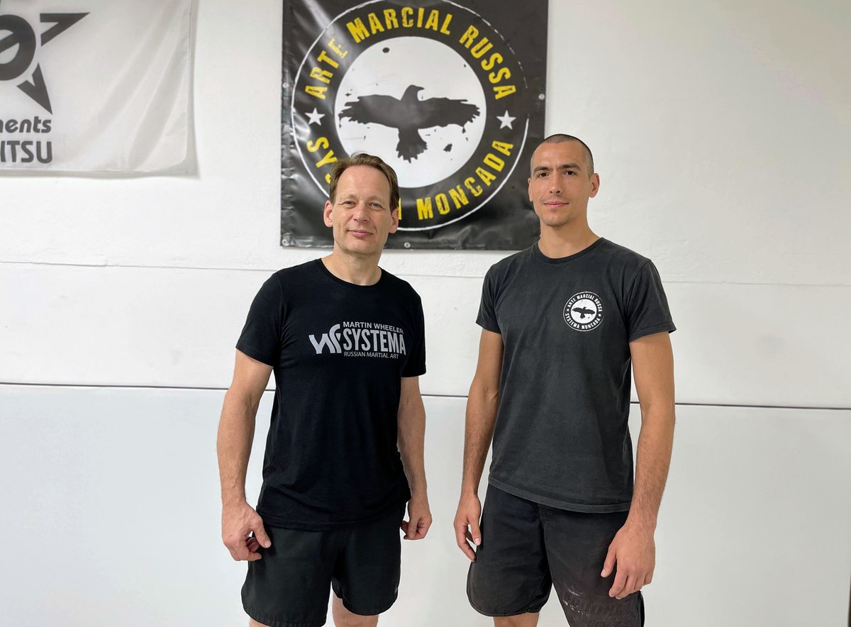 AcademyWheeler's tweet photo. Thank you Stefan de Moncada and to everyone who came to Lisbon for the seminar. We had a fantastic time! #Systema #MoncadaMartialArts #Portugal #MultipleAttack #Seminar https://t.co/iLtrSP8aNZ