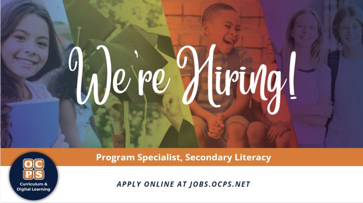 Come join our team! If you have a passion for curriculum, professional development and supporting schools, we’d love to meet you! Posting closes May 31st!