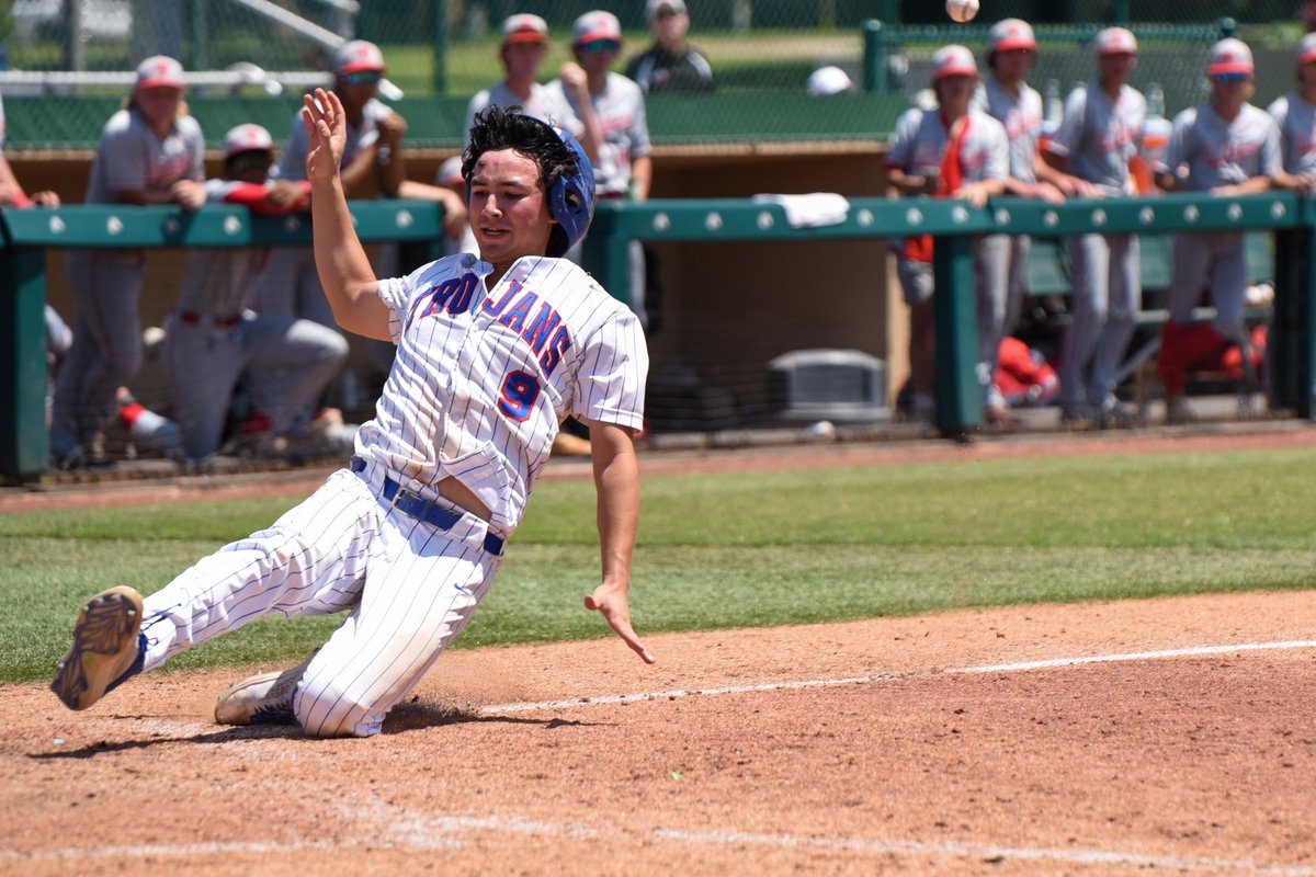 TCA_Addison's tweet photo. TROJANS WALK IT OFF @TAPPSbiz STATE!

FINAL: Trojans 7, Eagles 6 https://t.co/E4tjsiBSUm