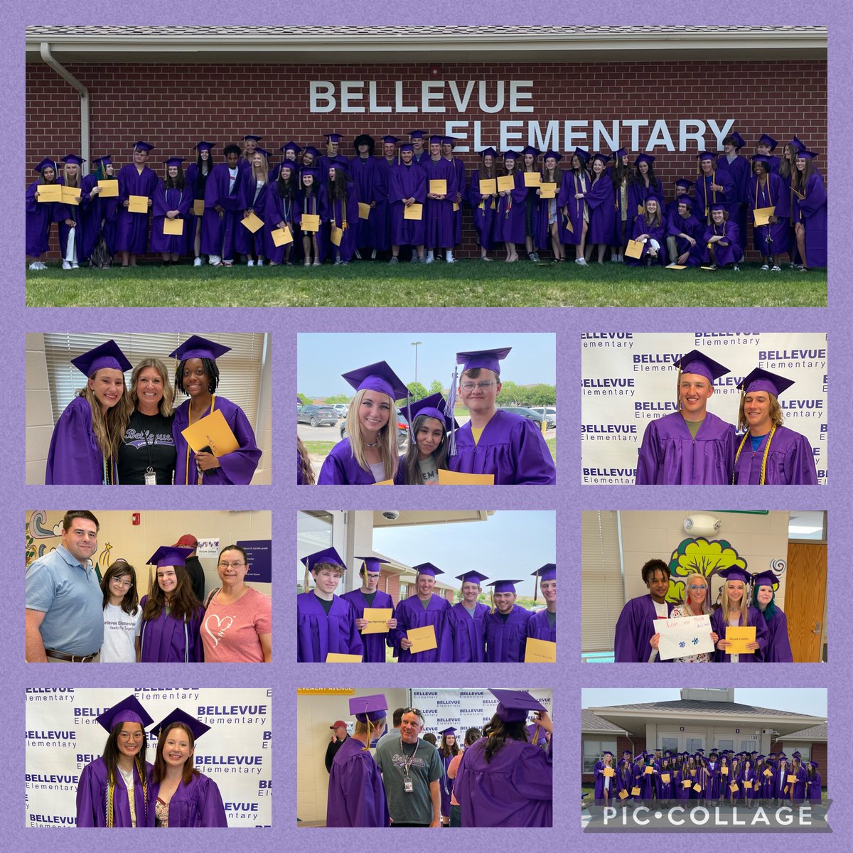 Senior Walk 2023 @BVHawksBPS Congratulations and best wishes to the graduates as they move forward in life.  @BellevueSchools #TeamBPS