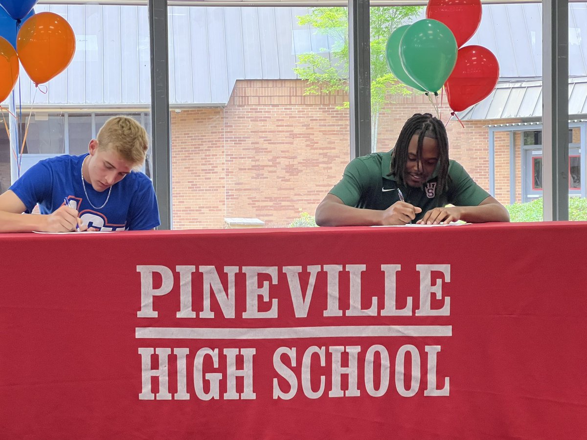 Congratulations to Brady Huffman (Louisiana Christian University) and Greg Willis (Mississippi Valley State) on signing today!