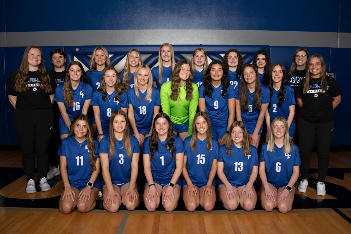 Congratulations to the 2023 Raccoon River Conference Women's Soccer Champions, the Bondurant-Farrar Bluejays.  The Bluejays are currently 10-5 and finished 7-1 in the conference.  Congrats Bluejays! <a href="/BlueJayNation/">Bondurant-Farrar Activities</a>