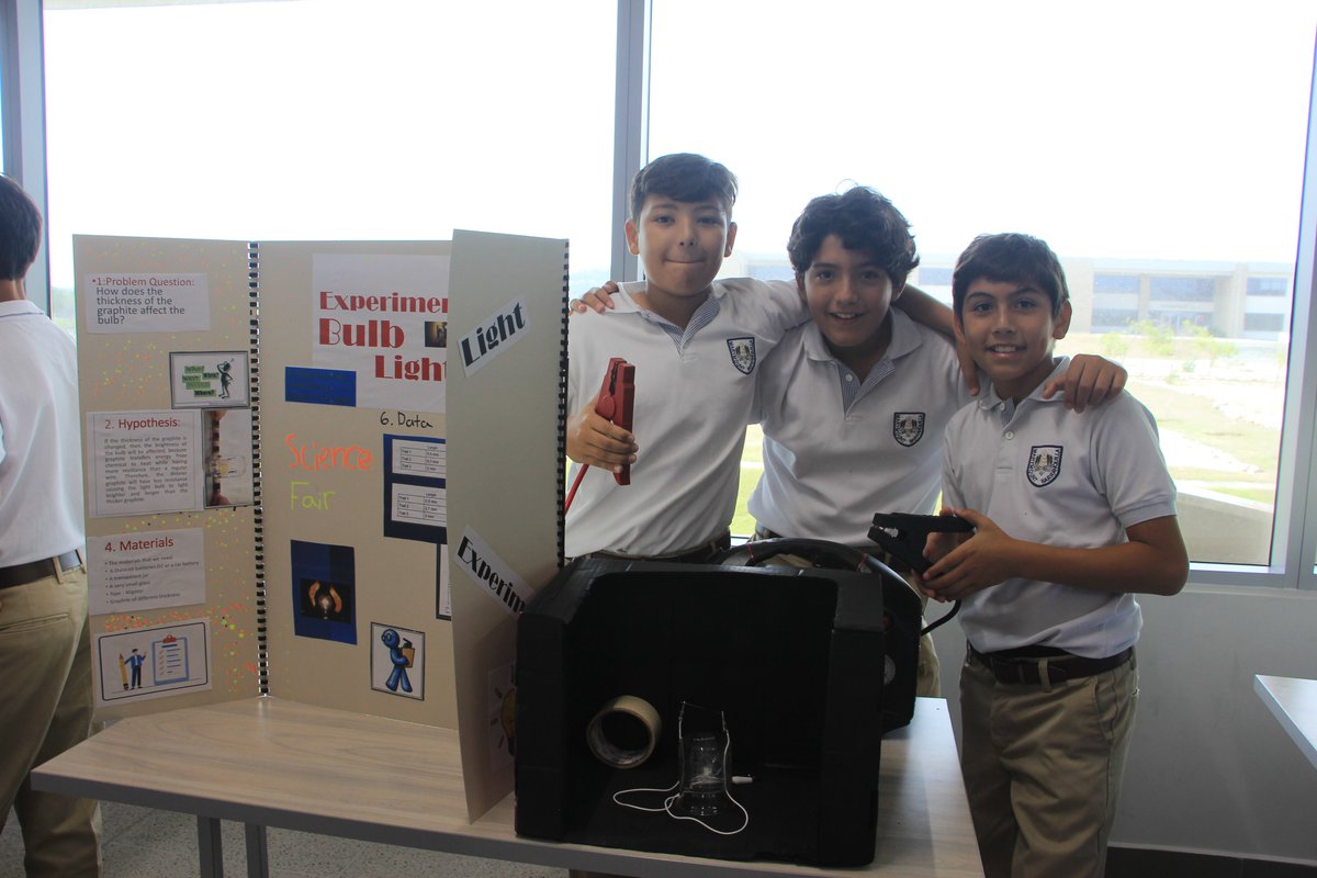 Marymountbq's tweet photo. Culminating the hard work and dedication of our students and faculty, the final product presentation of 6th grade’s #ScienceFair, took place. This offers a unique opportunity to foster leadership skills and global competence of our Marymount students. #MarymountBarranquilla https://t.co/rtkx02J85m