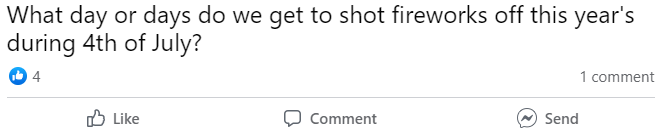 JessC_writer's tweet photo. This post in a community group isn't doing anything to change my preconceived notions about the types of folks who like to buy fireworks https://t.co/Zjj8BfZatl