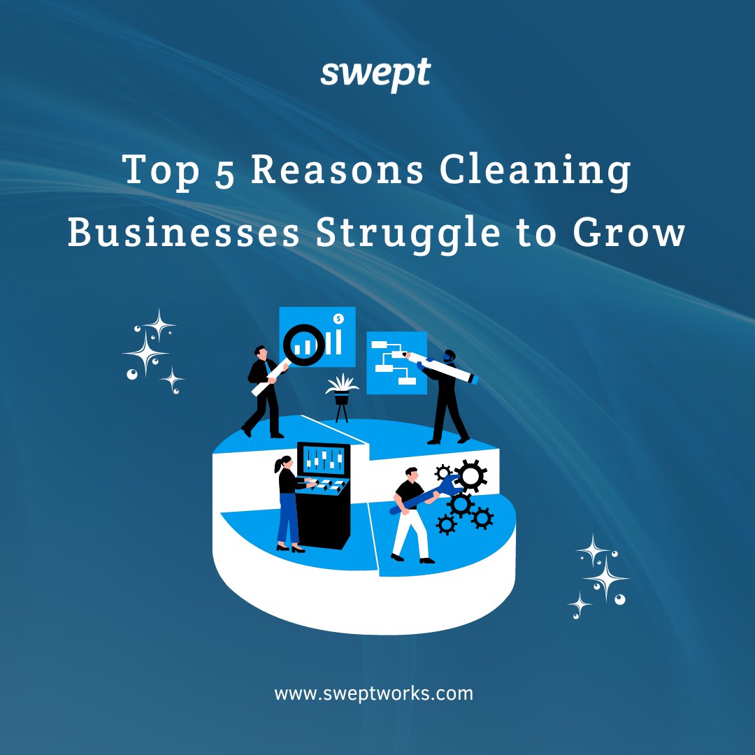sweptworks's tweet image. Scaling any kind of company is challenging, but there are a few issues janitorial firms experience that make growth harder on team members. 

Learn more about the top reasons your janitorial business is struggling to grow- hubs.la/Q01Qh63Z0

#Sweptworks #janitorialsoftware