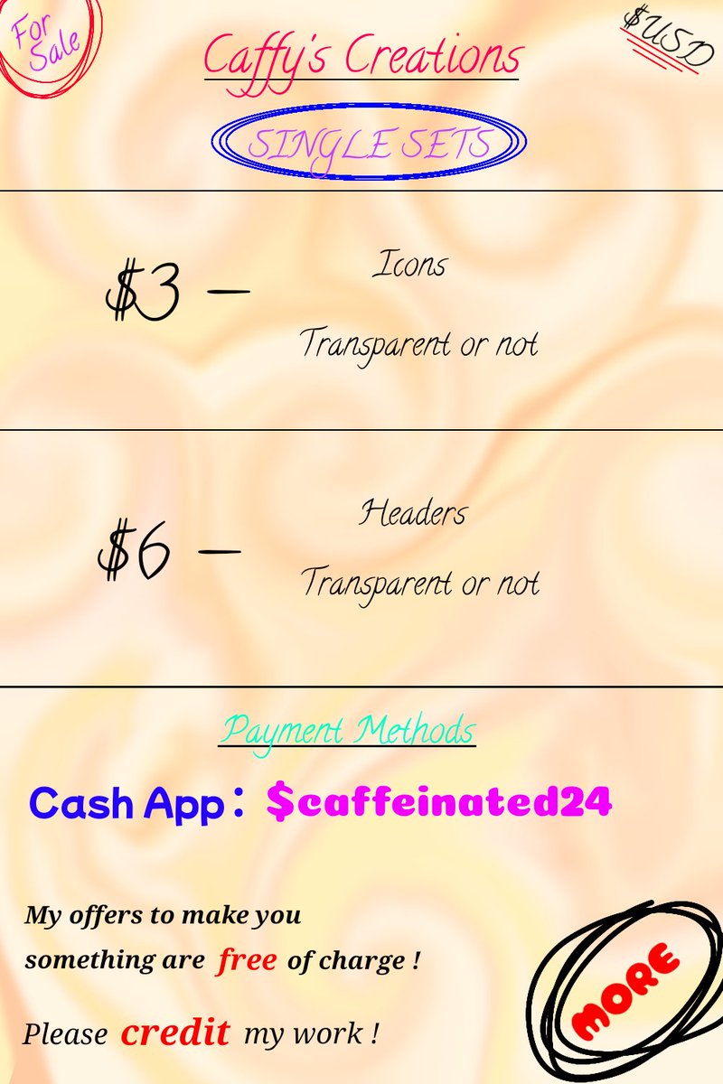 thexvessel's tweet photo. https://t.co/SHFCnVESdl

I'm open to sell some layouts! Whatever you guys want!

Feel free to send me a DM if you need more info or if you have any questions. I'll be happy to provide any answers that you want/need answering!

I have examples below of my work! https://t.co/0vWMenktz4