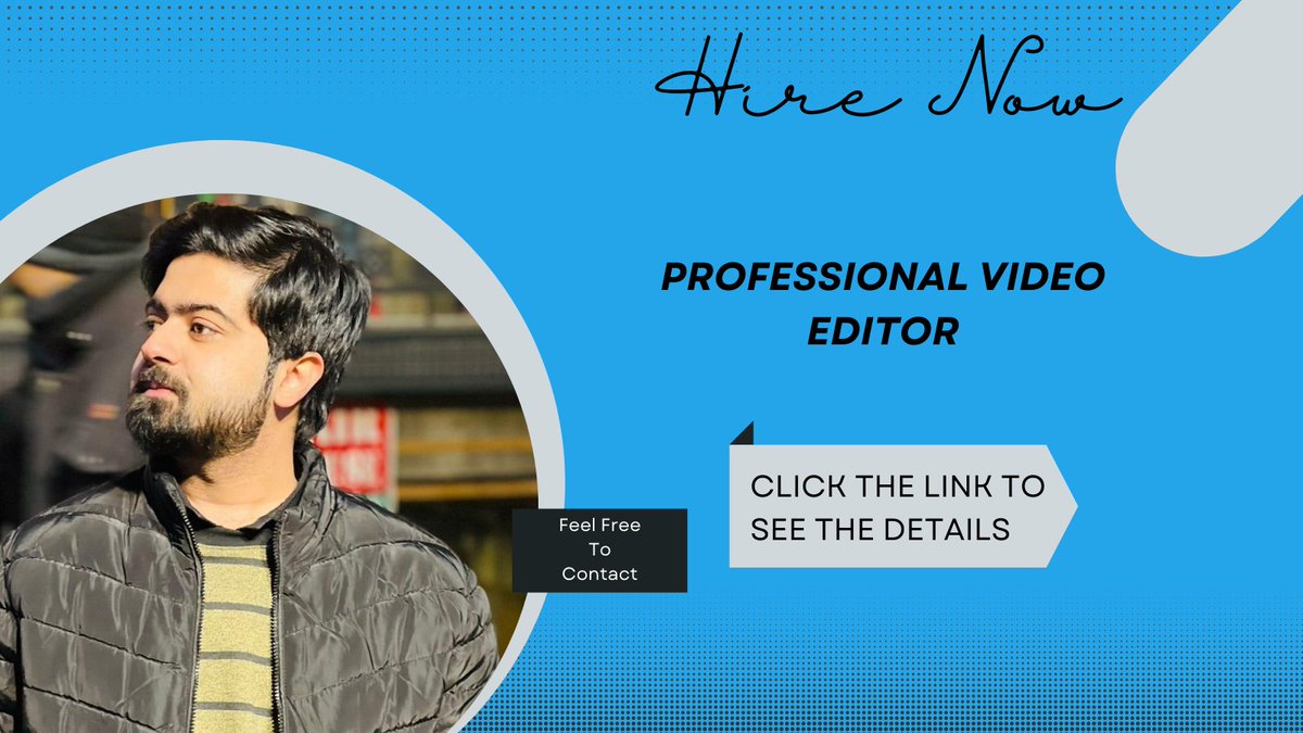 BukhariMashood's tweet photo. If you need a video editor expert  so what are you waiting for click the link below to contact me https://t.co/F5kIF0XKUt
#ChampionsLeague #PakistanUnderFacism #PakistanUnderFacism #videoeditor #podcast https://t.co/vTIgta3hDV