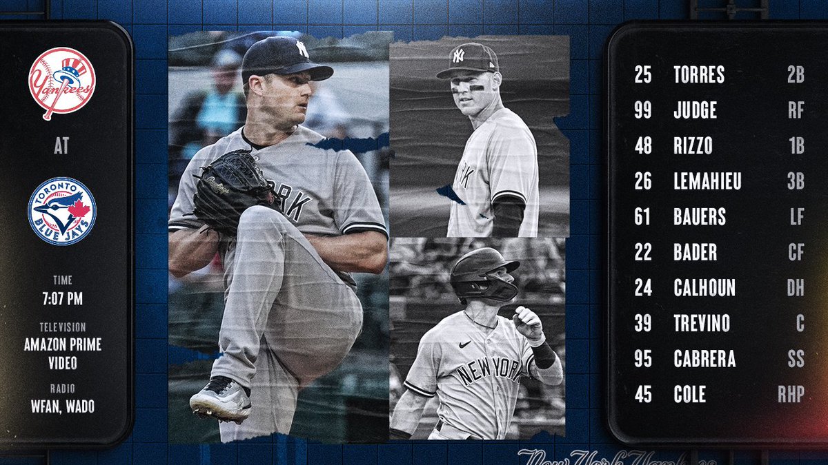 New York Yankees on Twitter "Cole 🚂 on the way. RepBX"