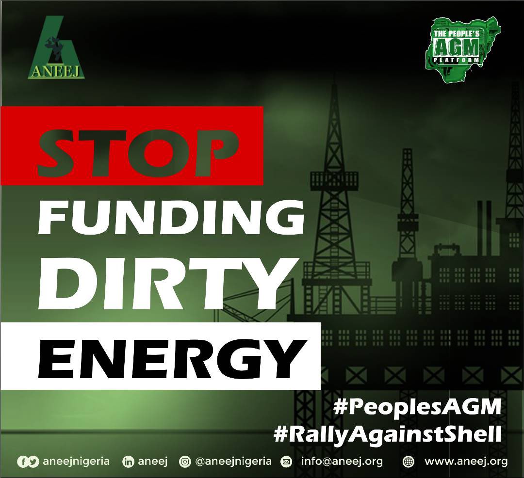 Tijahbolt's tweet photo. Spoke earlier today at the 2nd #PeoplesAGM calling on institutional investors to divest from @Shell and asking the Nigerian government to #StopFundingDirtyEnergy #RallyAgainstShell @aneejnigeria @nnpclimited @NUPRCNigeria https://t.co/551JRR8UVB