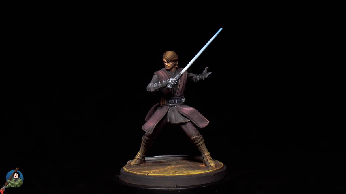 Anakin Skywalker ready for the battlefield in Star Wars Shatterpoint!

This model is painted for my FLGS as a tabletop standard and the amazing sculpts allow for some ability to work with tones to grasp the depth of the character. Amazing sculpts! @atomicmassgames #shatterpaint