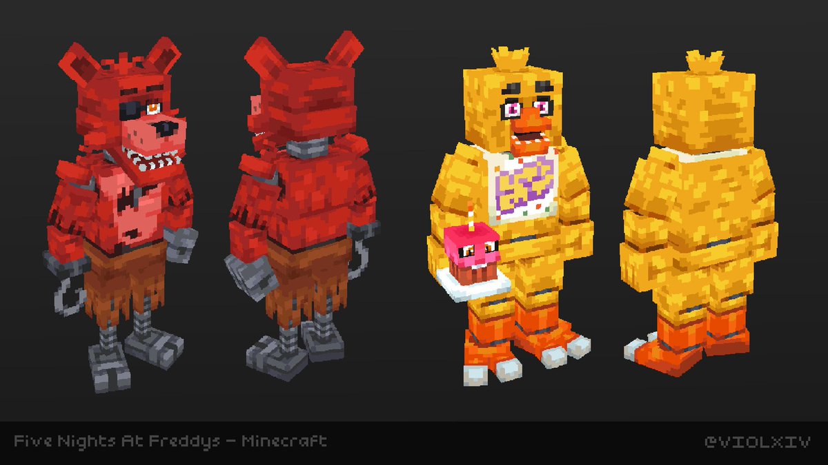 vippori's tweet image. Jumping on the #FNAF hype, reposting an old favourite of mine (yes it's the entire map)

🐻🍕 #minecraft