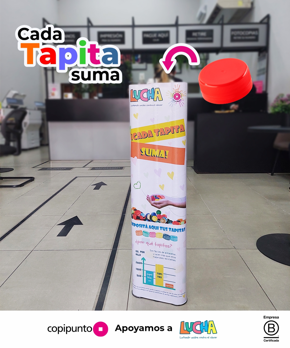 Hoy 17 de mayo recordamos el Día Mundial del Reciclaje 😎😉♻️ y aprovechamos para extender nuestra invitación a todos nuestros clientes o personas que estén cerca de cualquiera de nuestras 9 sucursales 😉

¡Unite a la colecta de Tapitas! y apoyá a <a href="/LUCHA_Py/">Luchando Unidos</a>  ❤️🧡💛💚