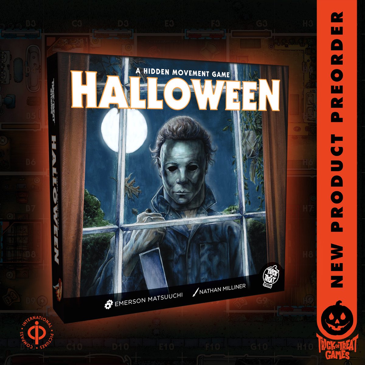 For the first time ever, #Halloween is a tabletop game! Get ready to throw the best horror game night ever with this fun-to-play hidden movement game!

Pre-Order: bit.ly/3oCffEe

It was the night HE came home... and one player must take on the role of Michael Myers!