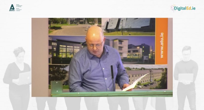 noeleen_dooley's tweet photo. Other highlights #DigitalEd23 Empowering Higher Education Staff to lead on Education for Sustainability
Dr Mark Kelly, Dr John Scahill, & Dr Sean Daffy #Sustainability https://t.co/2lgltEGvka