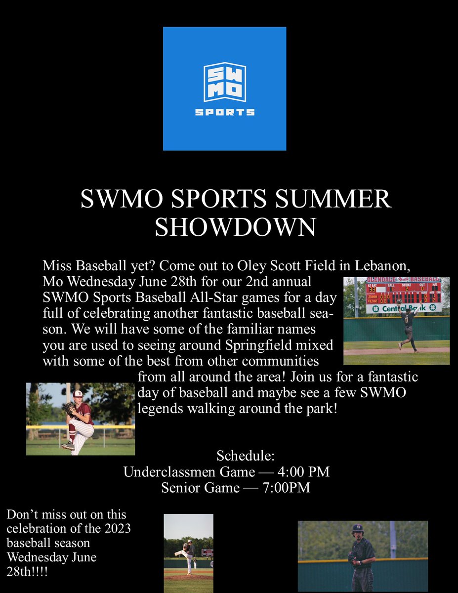 I've been keeping it under wraps but it is official. The SWMO Summer Showdown is back for its second year! This time at a new location!!!!