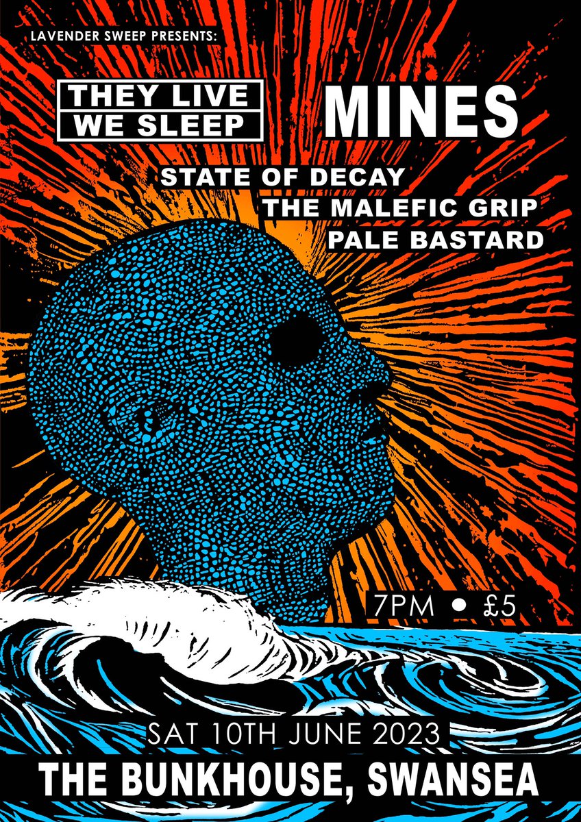 tlwsuk's tweet photo. Saturday 10th June

We are playing @TheBunkhouseSA1  alongside MINES, @stateofdecayuk , The Malefic Grip and Pale Bastard 

Tickets :
https://t.co/D2VbhEJKwL https://t.co/7MRaL95Woq